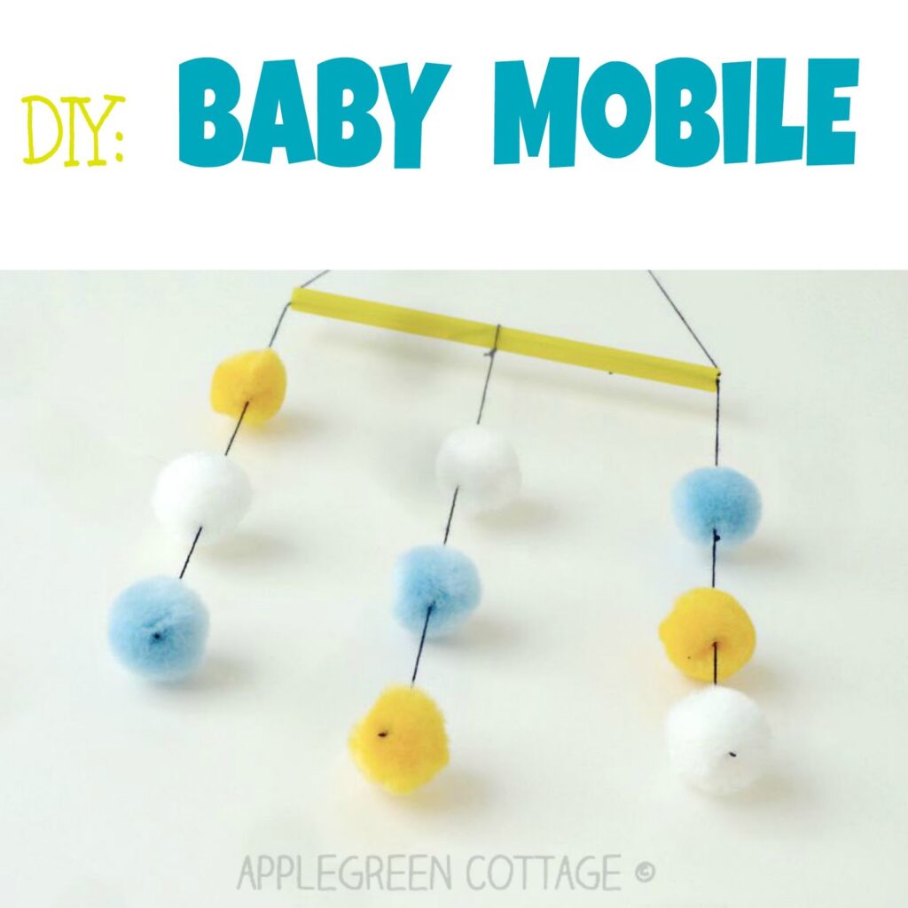 Diy Crib Mobile Easy Cute Applegreen Cottage