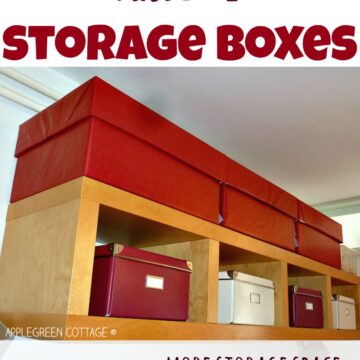 large storage boxes diy