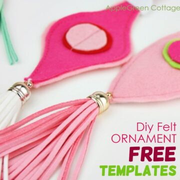 diy felt ornament