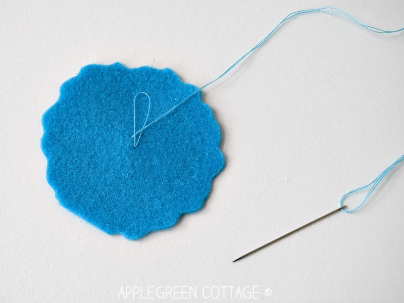 Start sewing without a knot