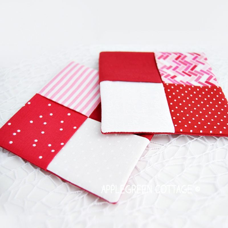 diy fabric coasters