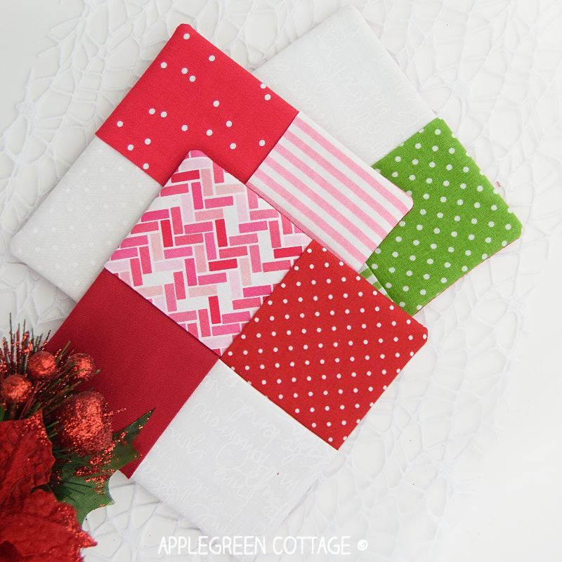 red and white diy coasters