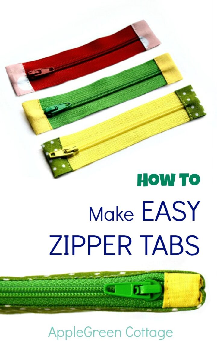 How To Shorten A Zipper And Add Zipper Tabs