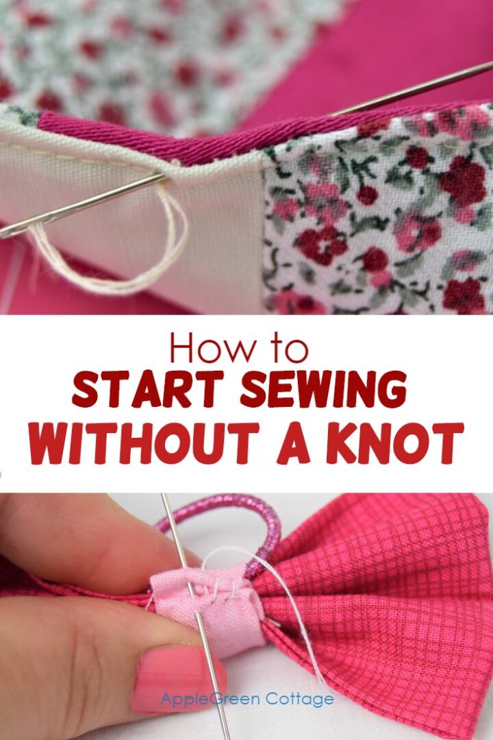 How To Start Sewing Without A Knot