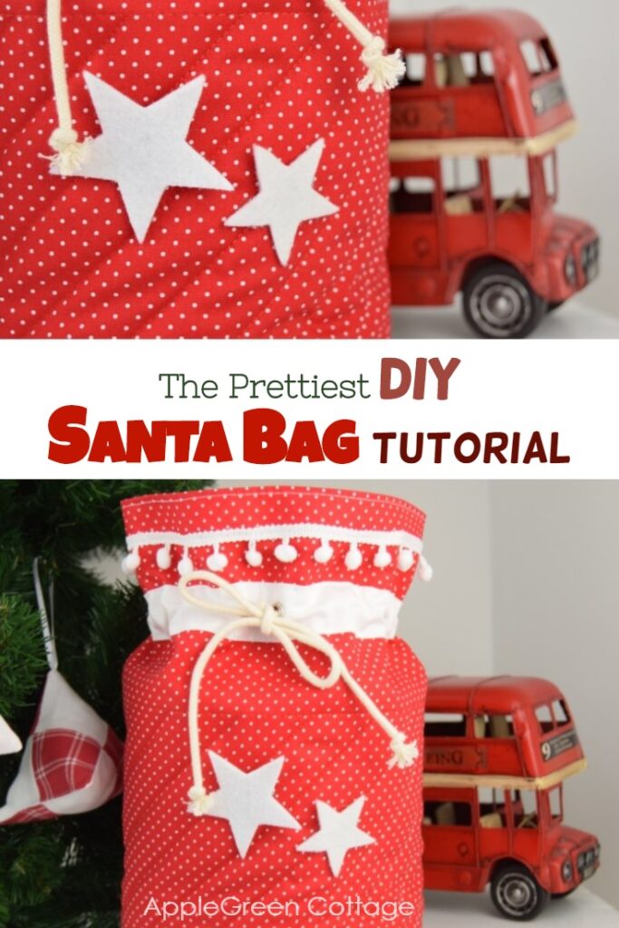 how to make a Santa bag