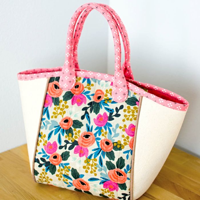 Beginner Tote Bag Pattern; The Derby Tote