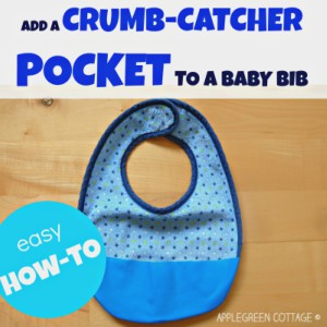 How To Make a Crumb Catcher Bib - the SMART way