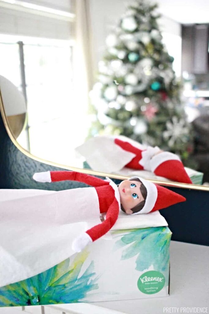 funny elf on shelf ideas