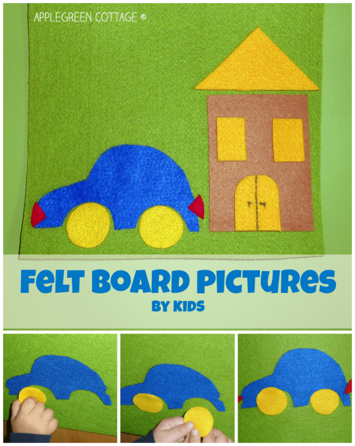 Diy Felt Board Pictures - Game Time!