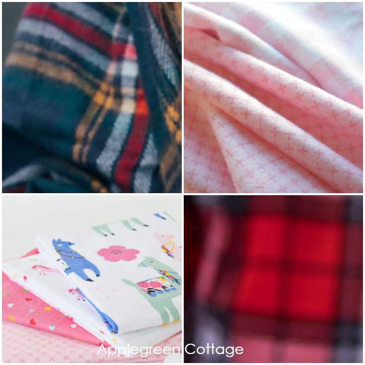 Check Pattern Cotton Flannel Fabric for Shirts and Pajamas