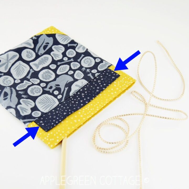 drawstring bag how to tie