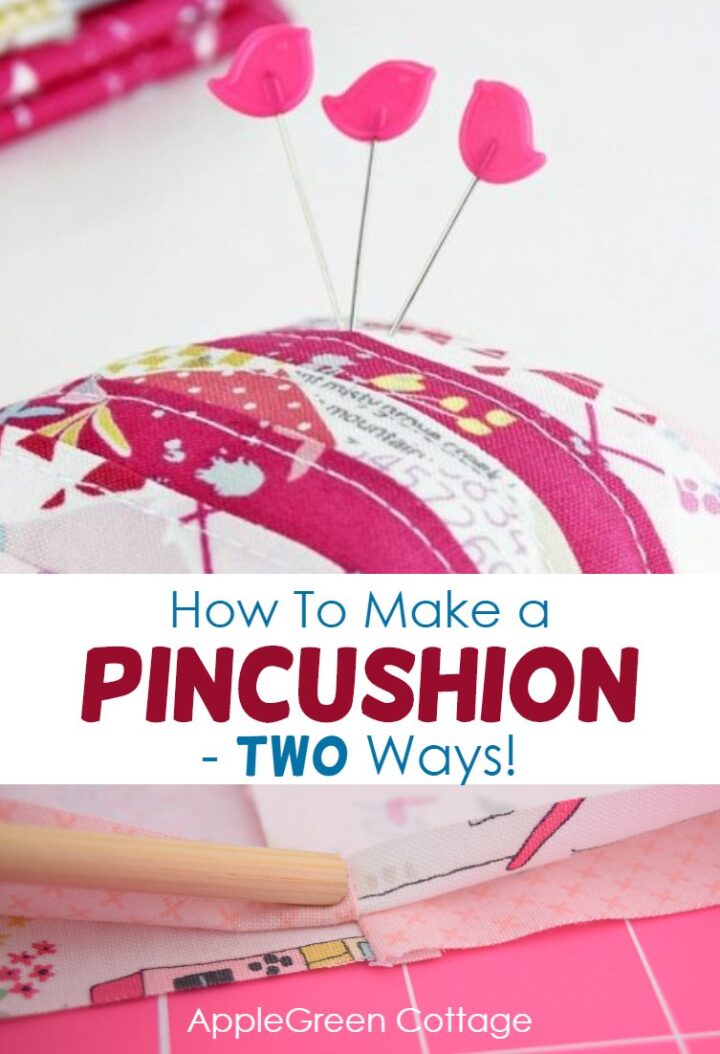 How To Make A Pincushion - Two Ways!