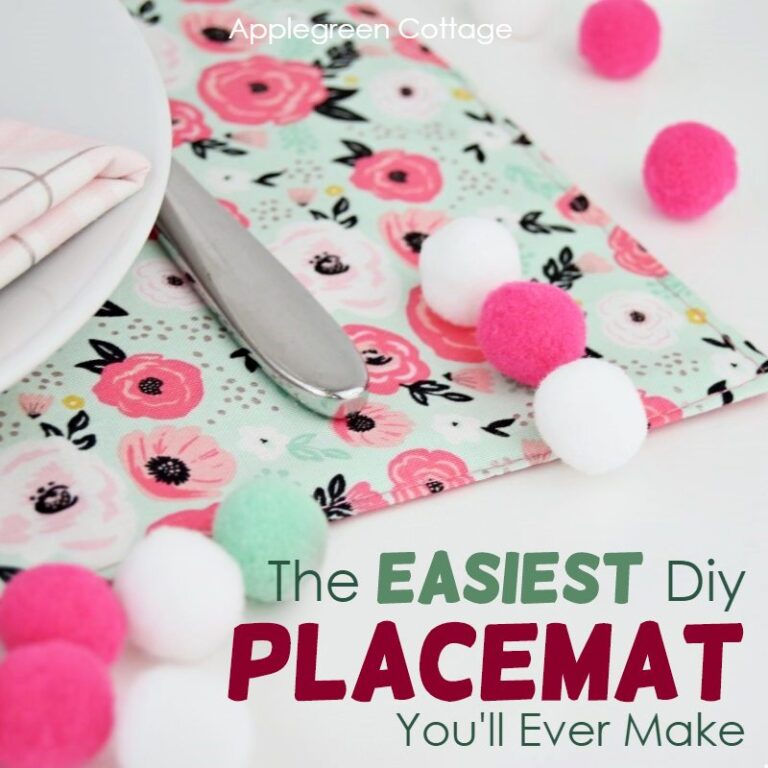 How To Make A Placemat Easy Diy Placemat Anyone Can Sew!