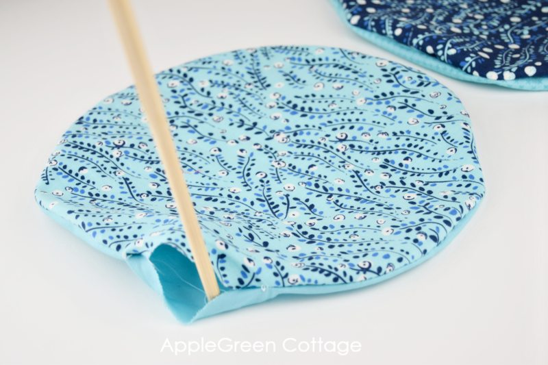 diy jewellery organizer stitching step