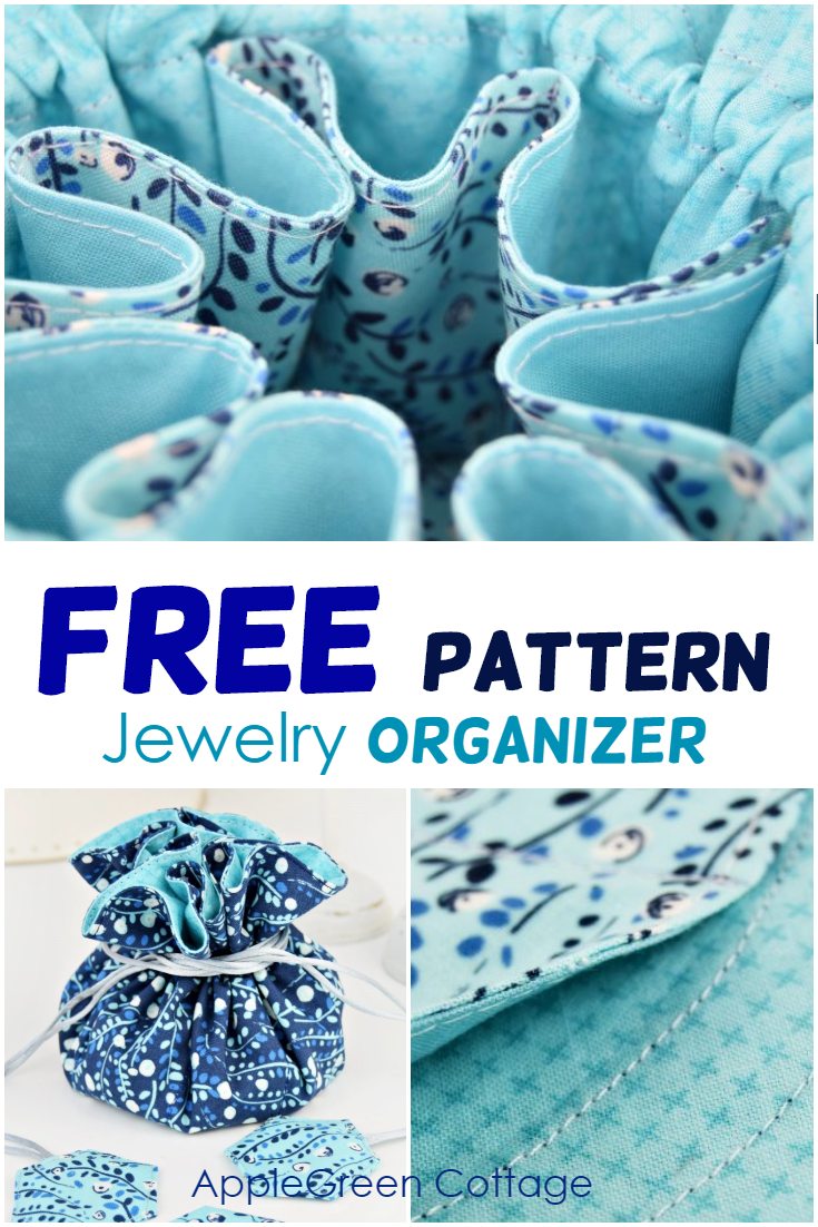 Diy Jewelry Organizer - Free Sewing Pattern