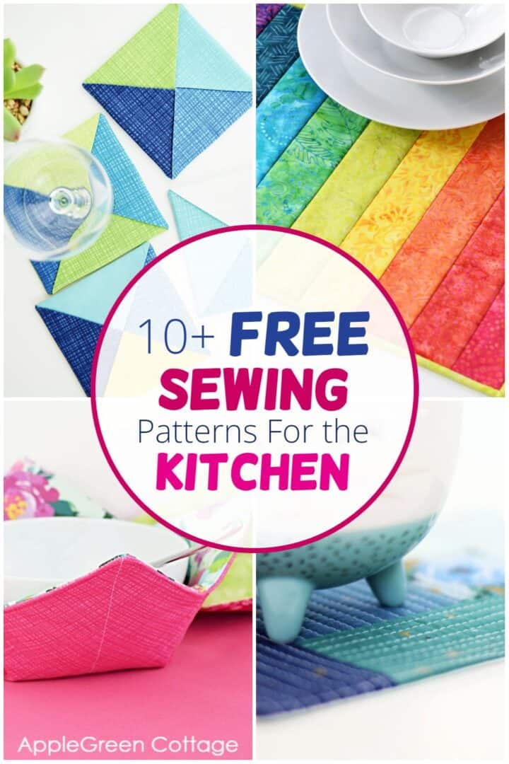 10+ Must-Make Free Sewing Projects For the Kitchen