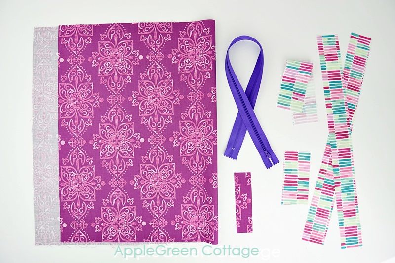 supplies for making diy storage bag