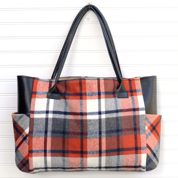 flannel tote