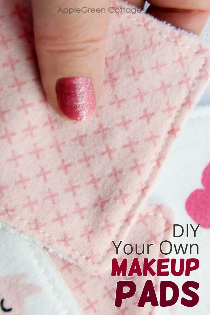 DIY sewing tutorial: Fabric makeup remover pads
