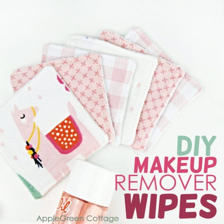 Easy Diy Makeup Remover Wipes You Can Sew Now! AppleGreen Cottage