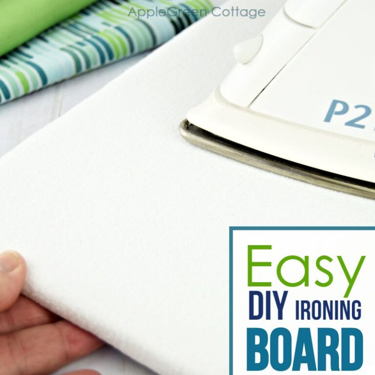 How To Make a Small Diy Ironing Board AppleGreen Cottage