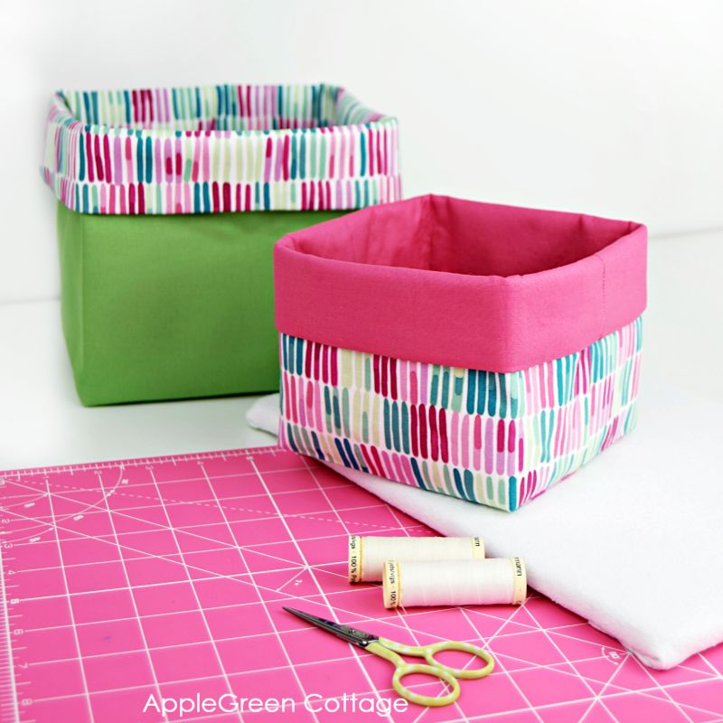 Fabric Basket Pattern 