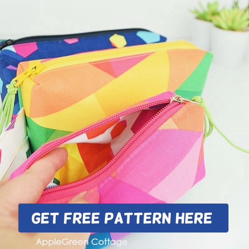 free zipper pouch pattern