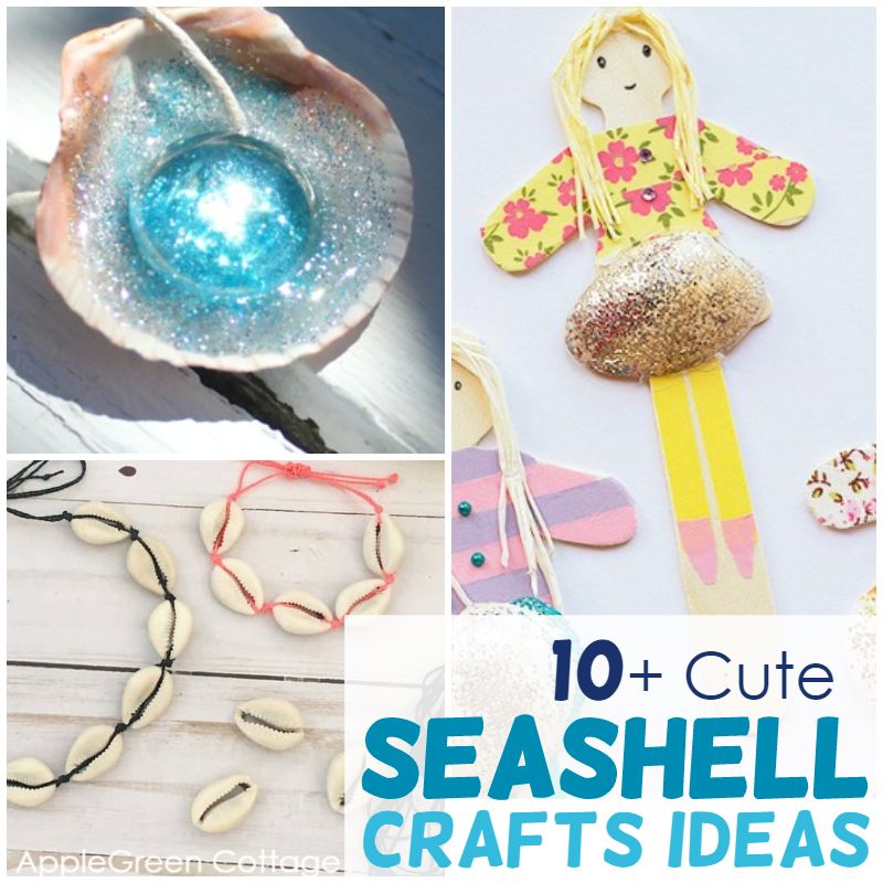 11 Seashell Crafts For Kids - diy Thought