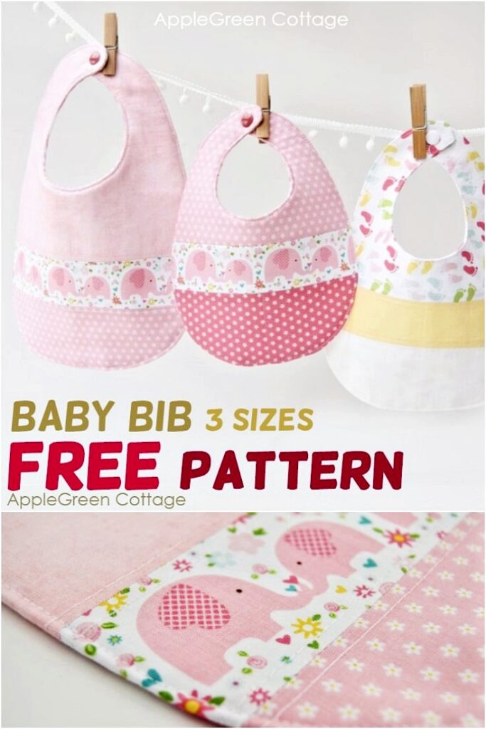 8+ Pin Cut And Sew Baby Bib Pattern - NormanKarlii