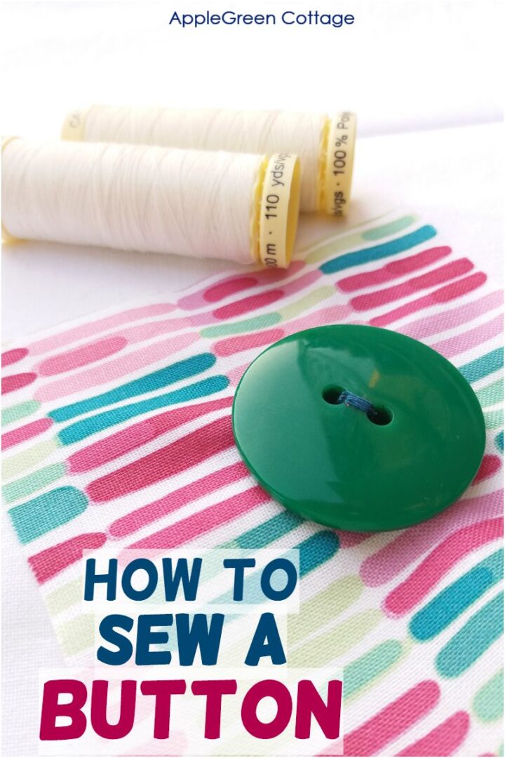 How To Sew A Button By Hand