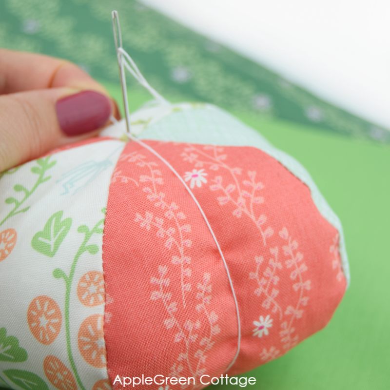 diy fabric pumpkin