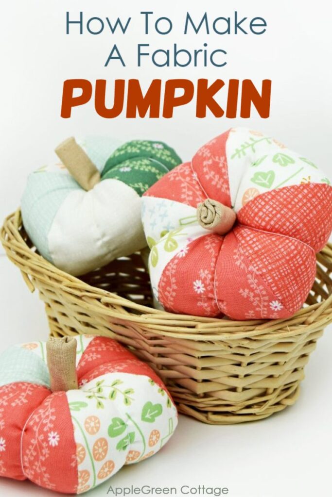 diy fabric pumpkin