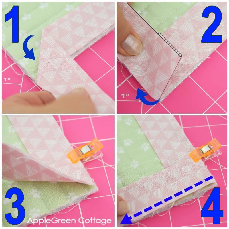 quilt binding corners