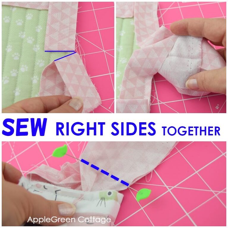 How To Sew Quilt Binding AppleGreen Cottage