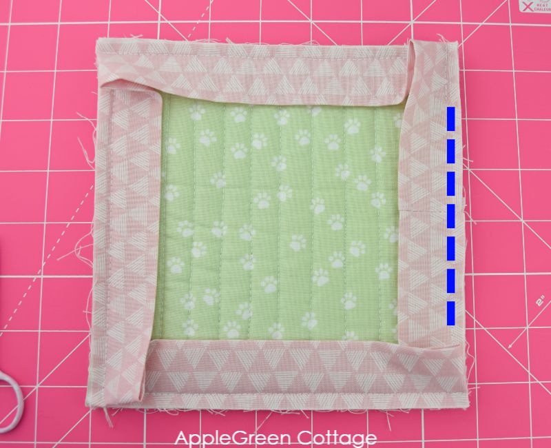 how to sew mitered corners