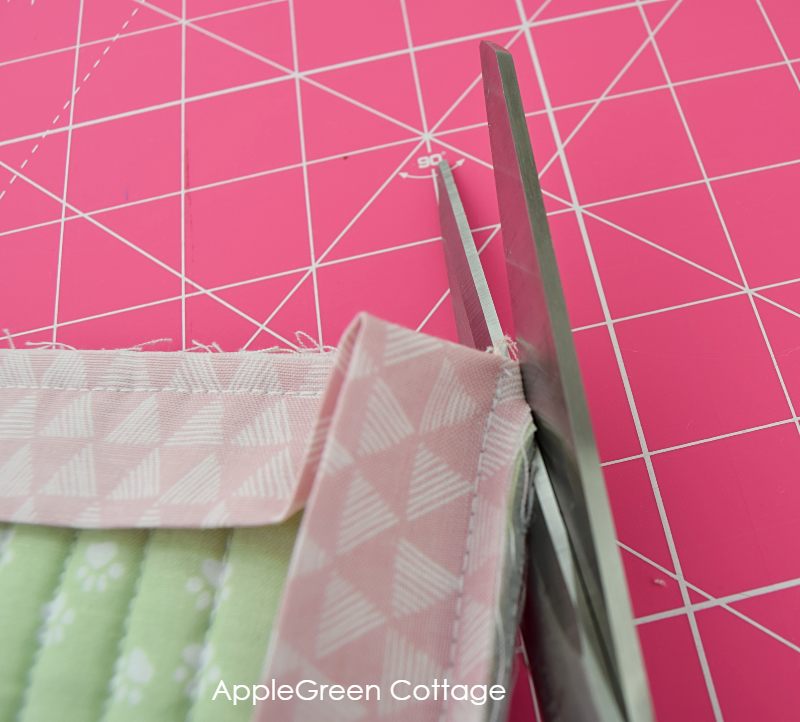 how to sew mitered corners