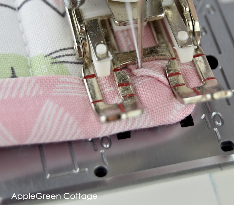 sew binding with walking foot