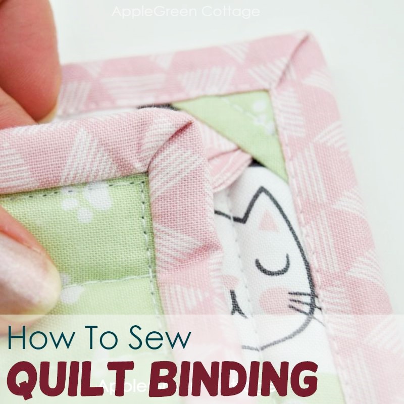 how to sew quilt binding