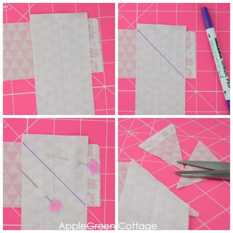 How To Sew Quilt Binding AppleGreen Cottage