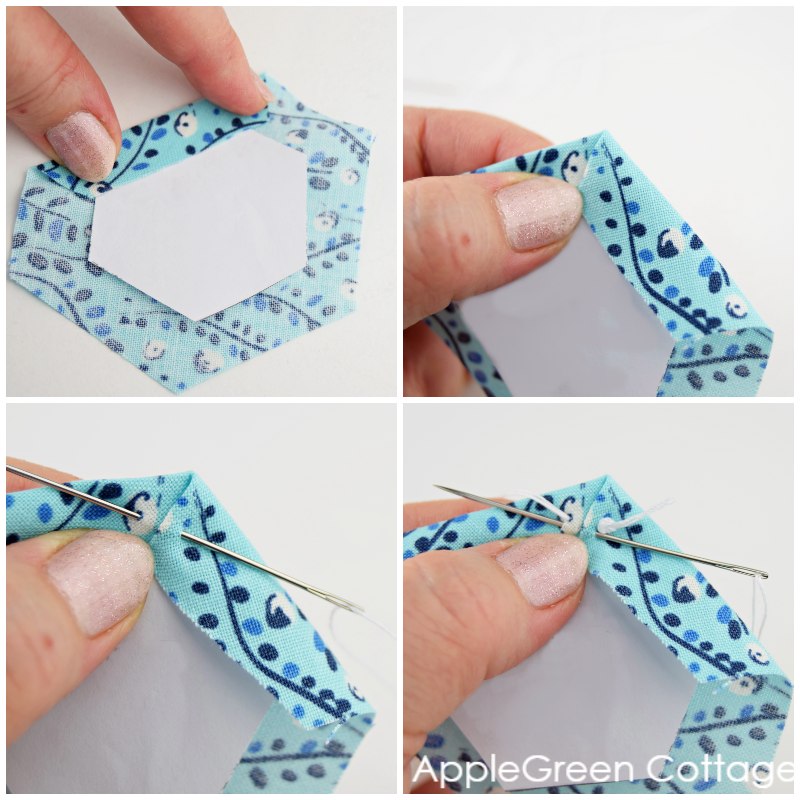 paper piecing hexagons