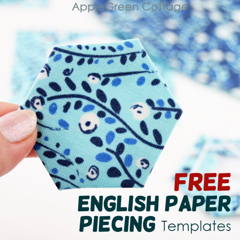 Free Hexagon Templates For English Paper Piecing