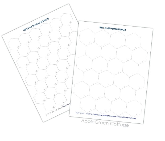 6 Inch Hexagon Template