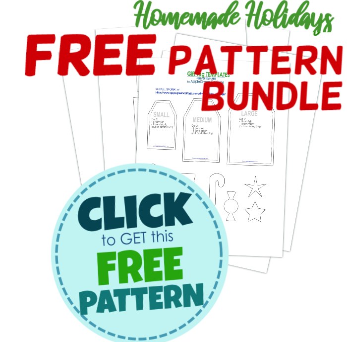 Christmas Gift Tags Sewing Machine Design Pattern Paper Crafting Labels Supplies 