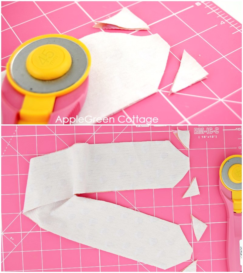 cutting fabric for headband