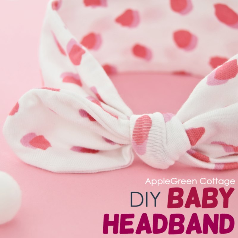 Diy Baby Headband Sweet Easy Applegreen Cottage - Diy Knot Headband Baby