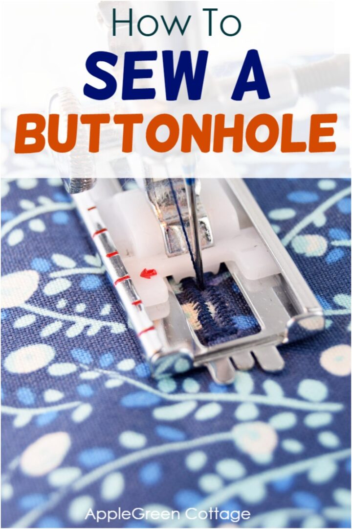 How To Sew A Buttonhole