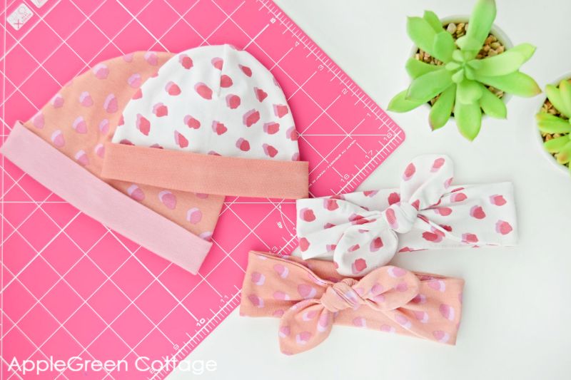 diy baby accessories in pink