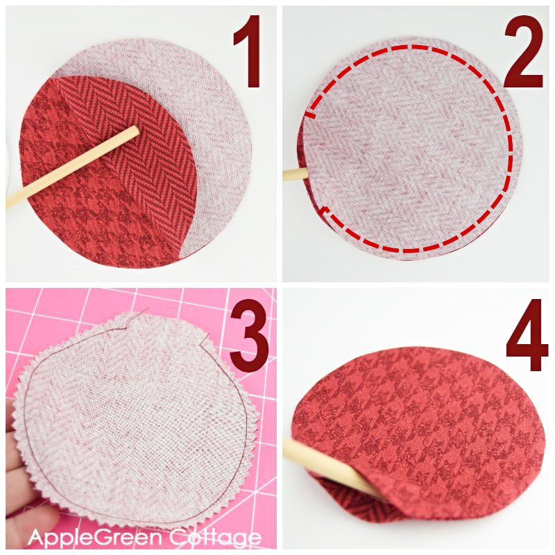 steps to sew diy hand warmers