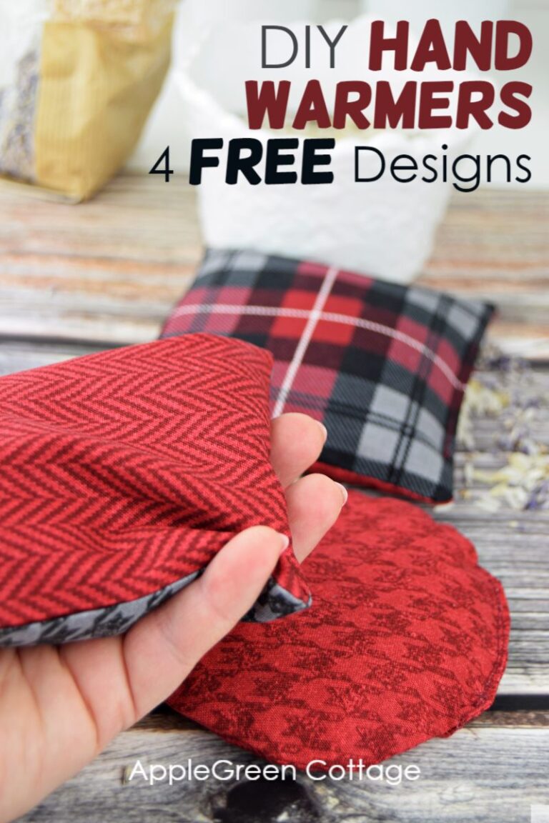 Diy Hand Warmers 4 Free Designs AppleGreen Cottage