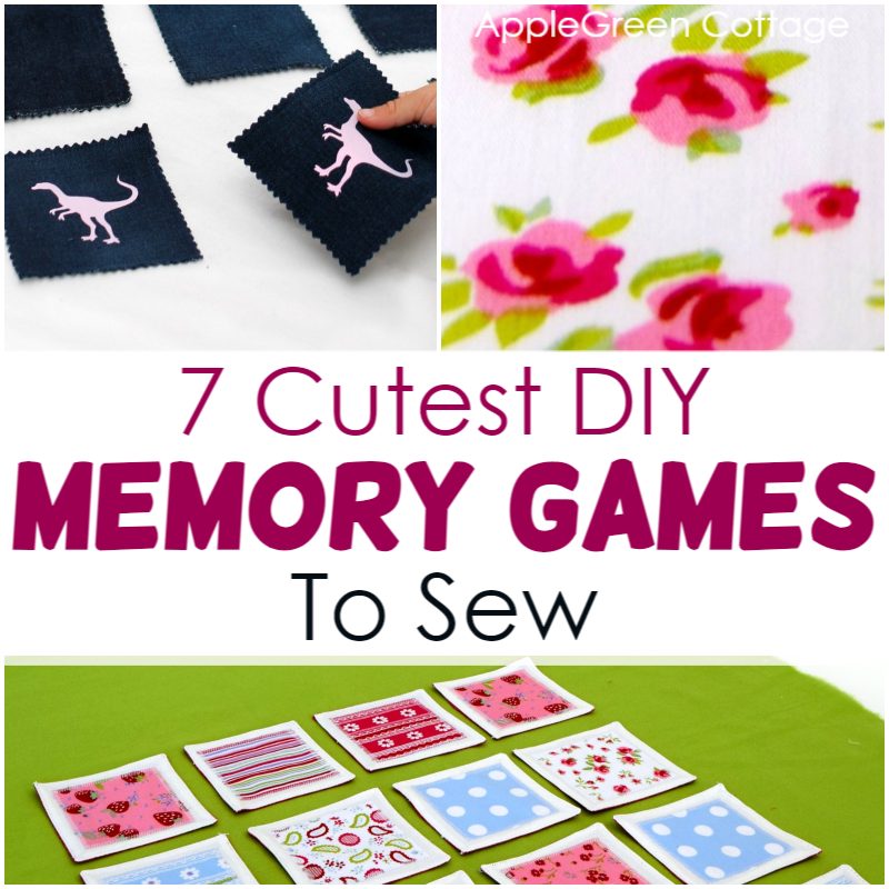 diy memory games to sew